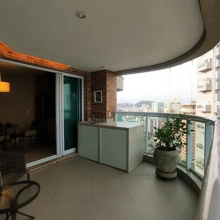 Apartamento 1 Quarto, Vista Mar, Lazer, 1 Vaga Santos  Exterior foto